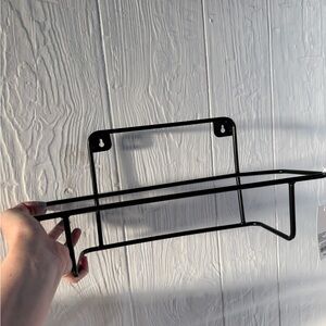 Black Metal Wall Shelf